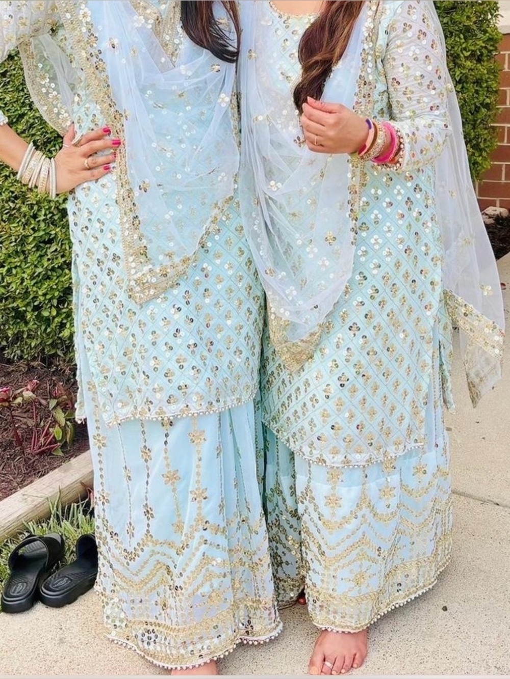 SALWAR KAMEEZ PAKISTANI INDIAN WEDDING PARTY WEAR BOLLYWOOD SUIT SHARARA PLAZZO